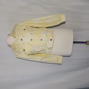 Cropped 100% cotton long sleeve jacket. Size small.